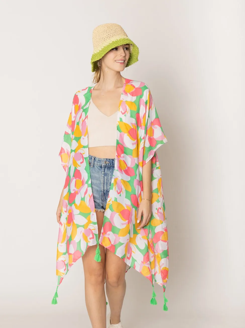 Floral Print Kimono sold by Charming Charlie product image thumbnail 2