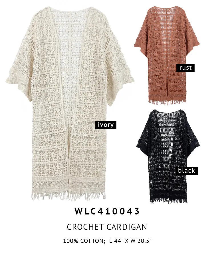 Crochet Cardigan sold by Charming Charlie product image thumbnail 3