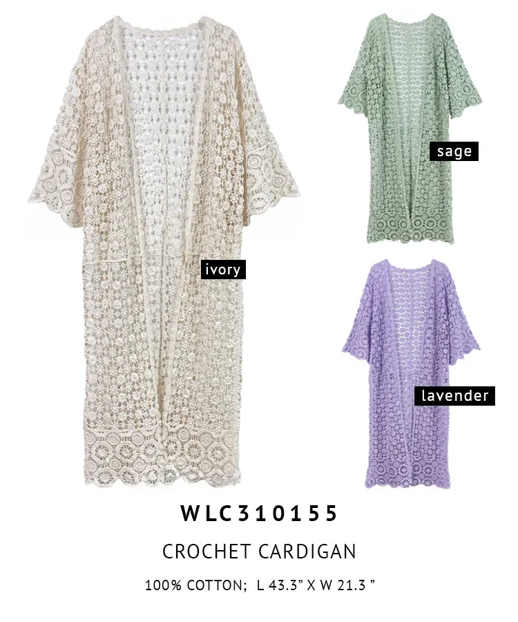 Crochet Cardigan sold by Charming Charlie product image thumbnail 3