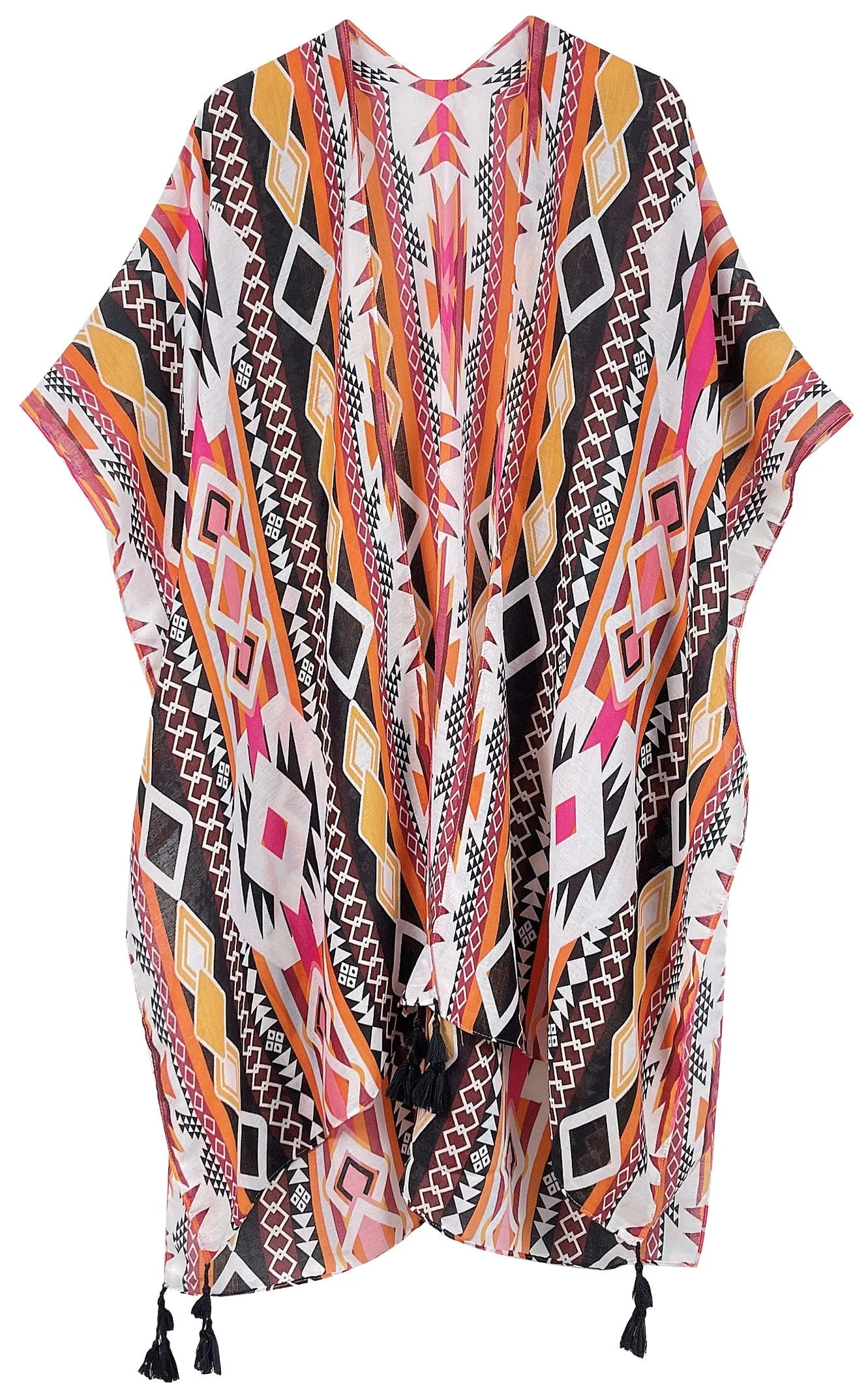 Aztec Print Kimono sold by Charming Charlie product image thumbnail 4