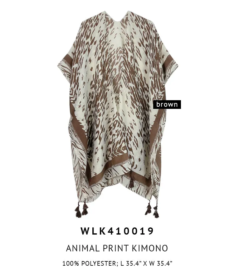 Animal Print Kimono sold by Charming Charlie product image thumbnail 2