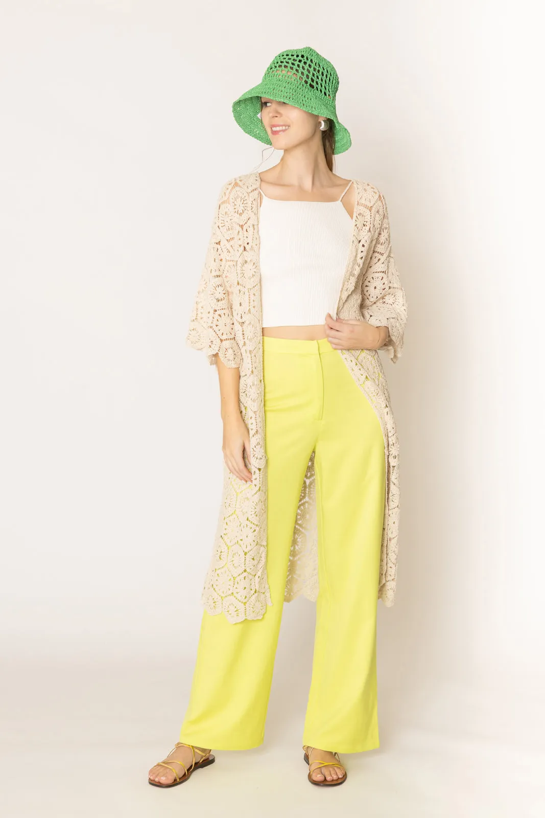 Crochet Long Cardigan sold by Charming Charlie product image thumbnail 2