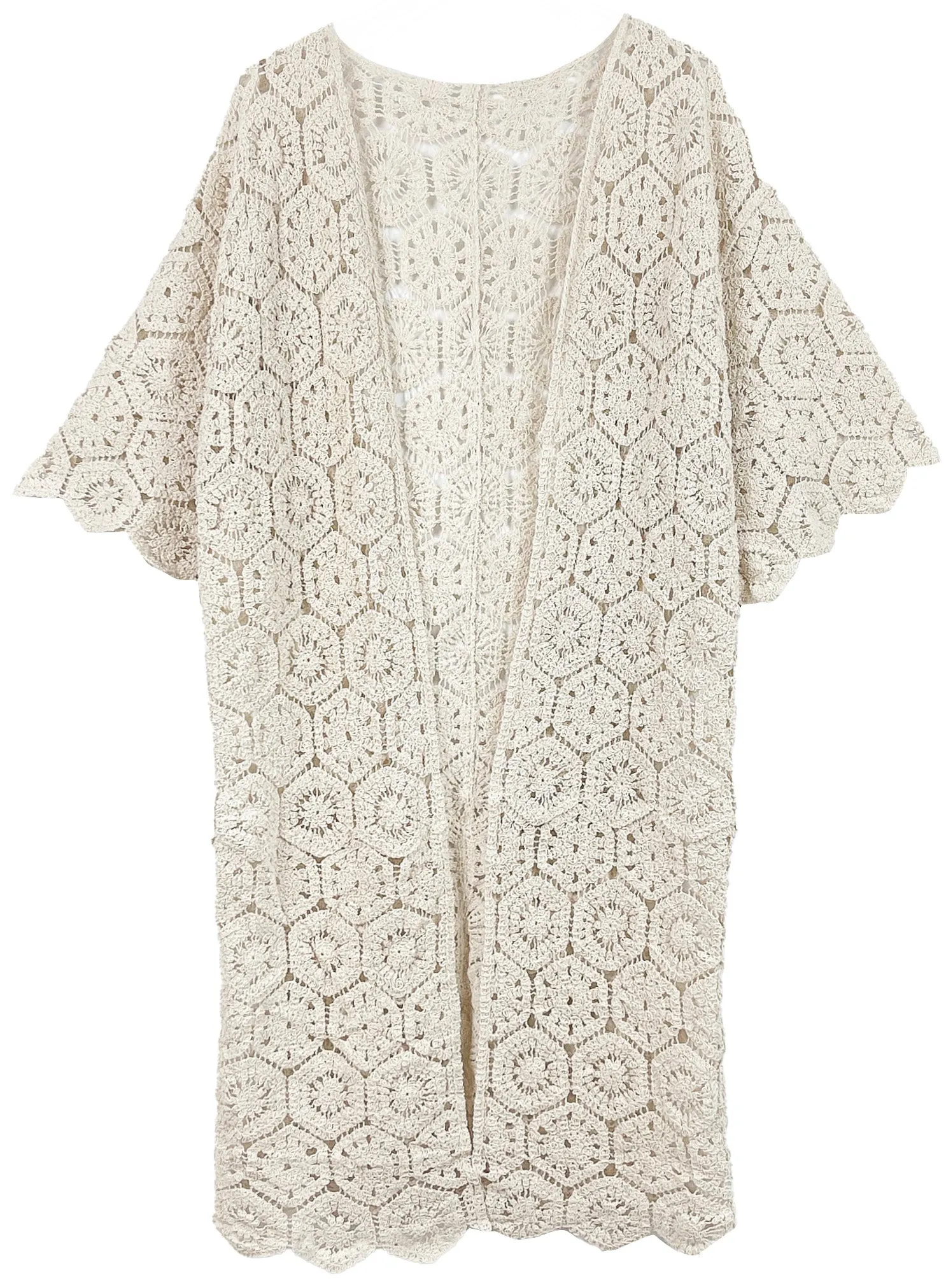 Crochet Long Cardigan sold by Charming Charlie product image thumbnail 5