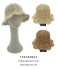 Straw Bucket Hat sold by Charming Charlie