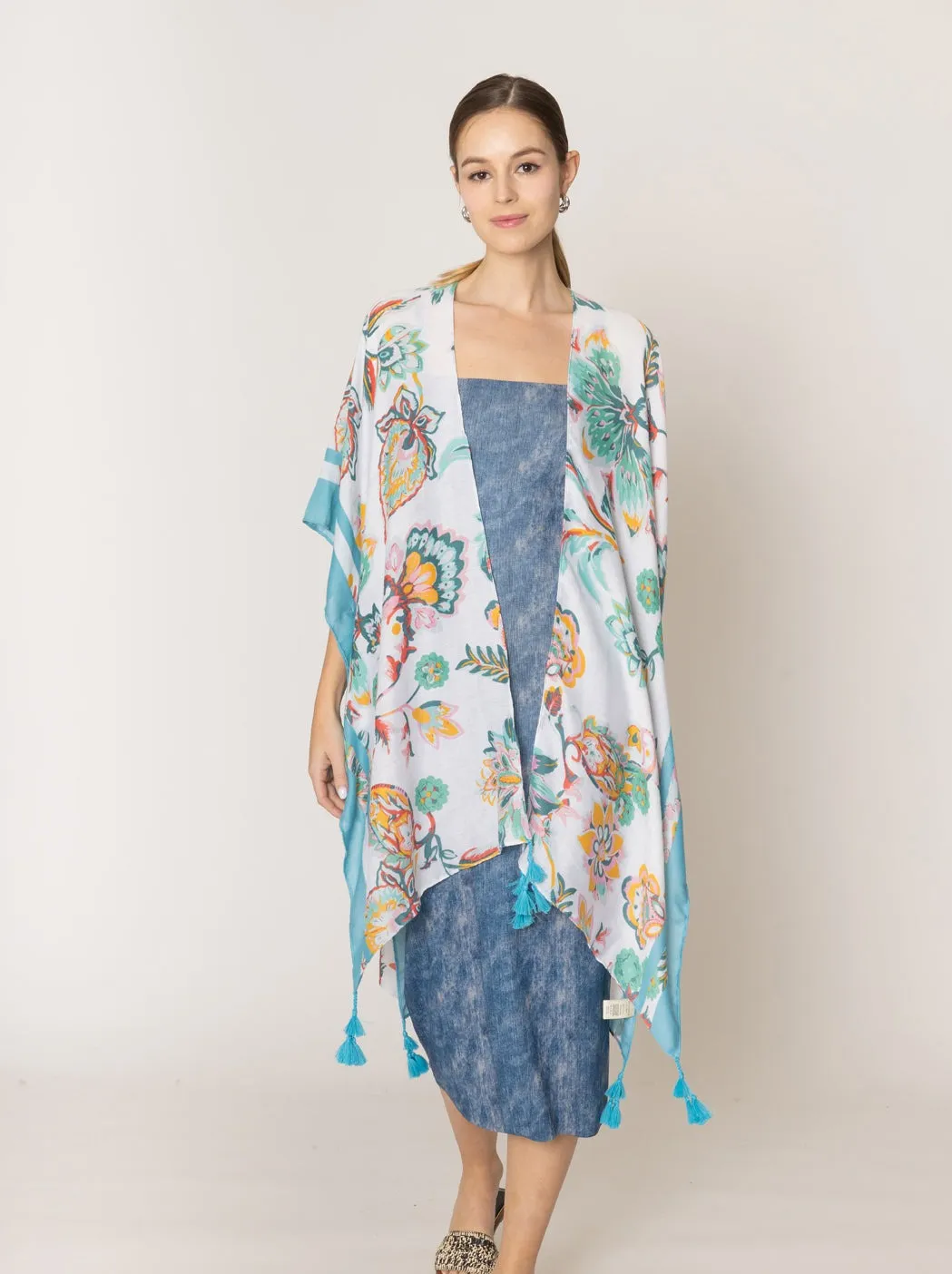 Floral Print Kimono sold by Charming Charlie