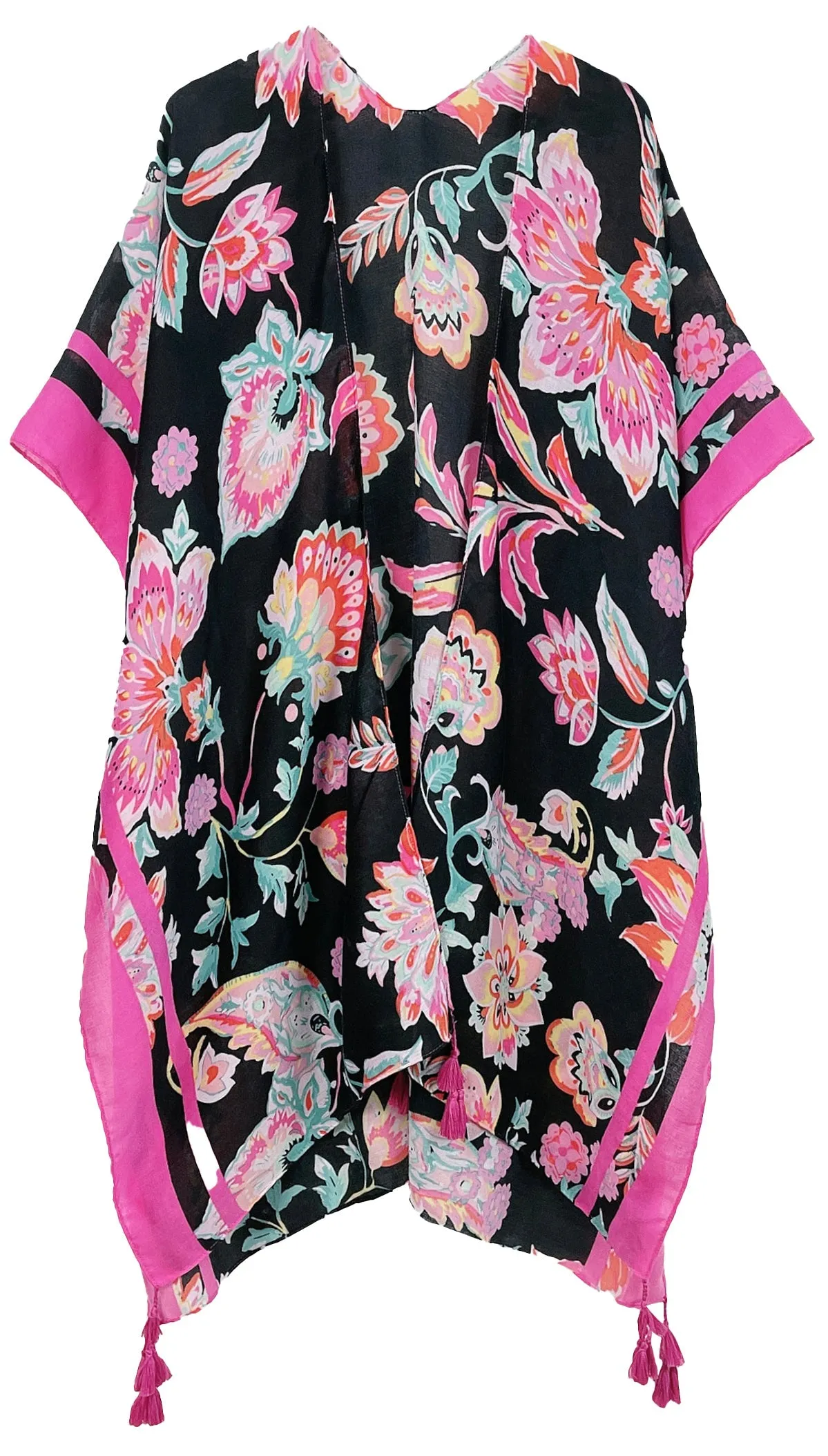 Floral Print Kimono sold by Charming Charlie product image thumbnail 5