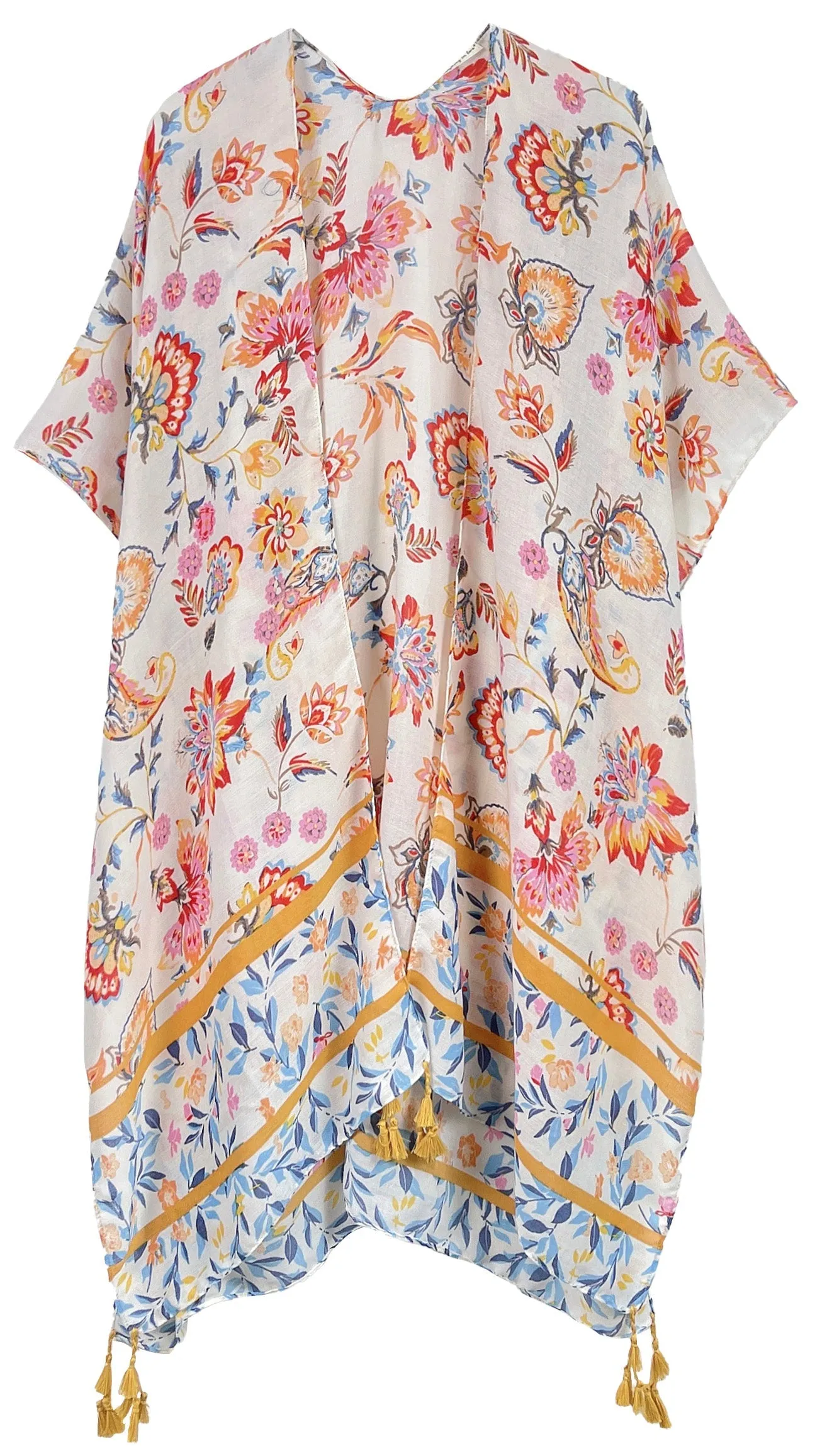 Floral Print Kimono sold by Charming Charlie product image thumbnail 4