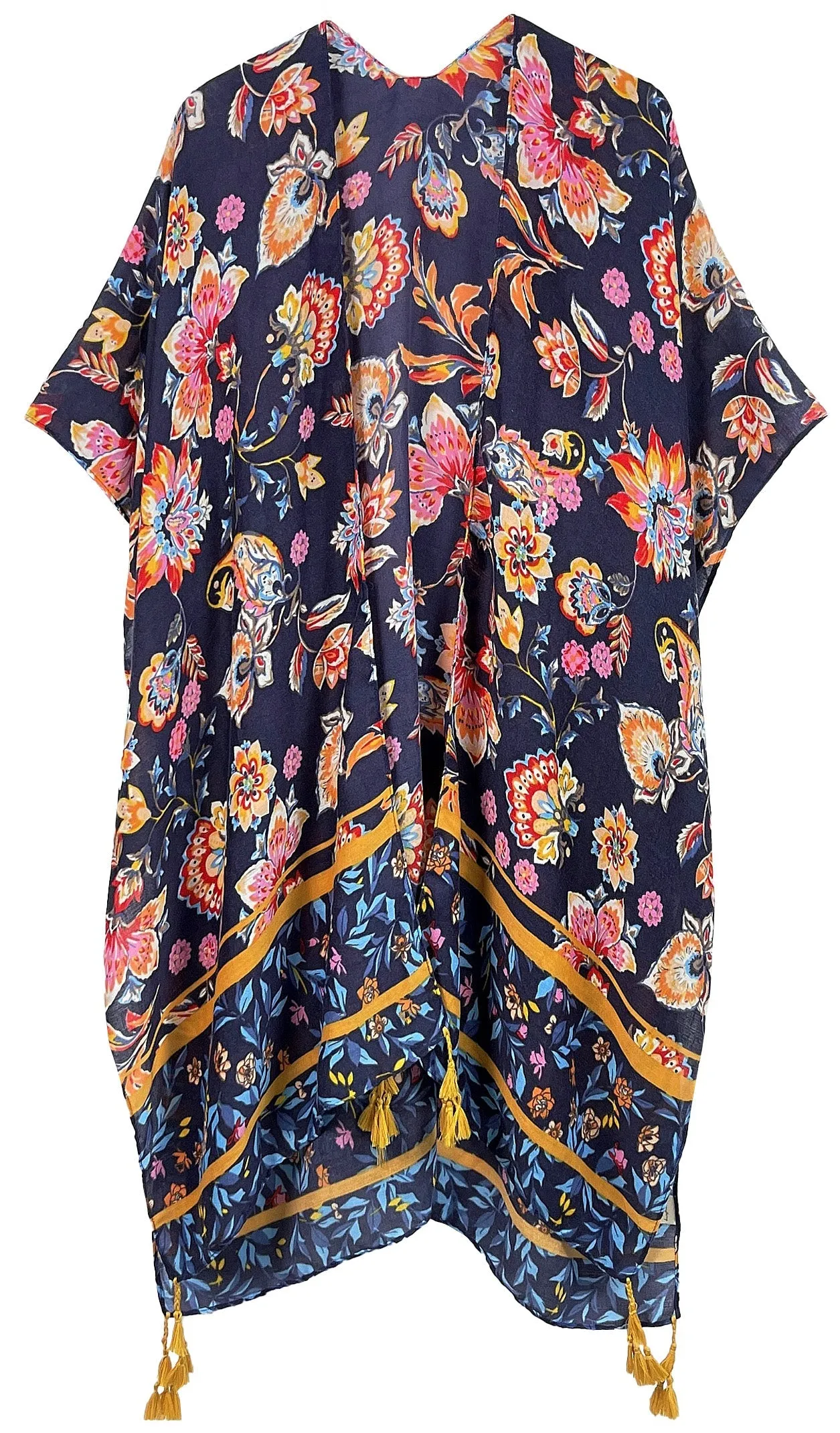 Floral Print Kimono sold by Charming Charlie product image thumbnail 5
