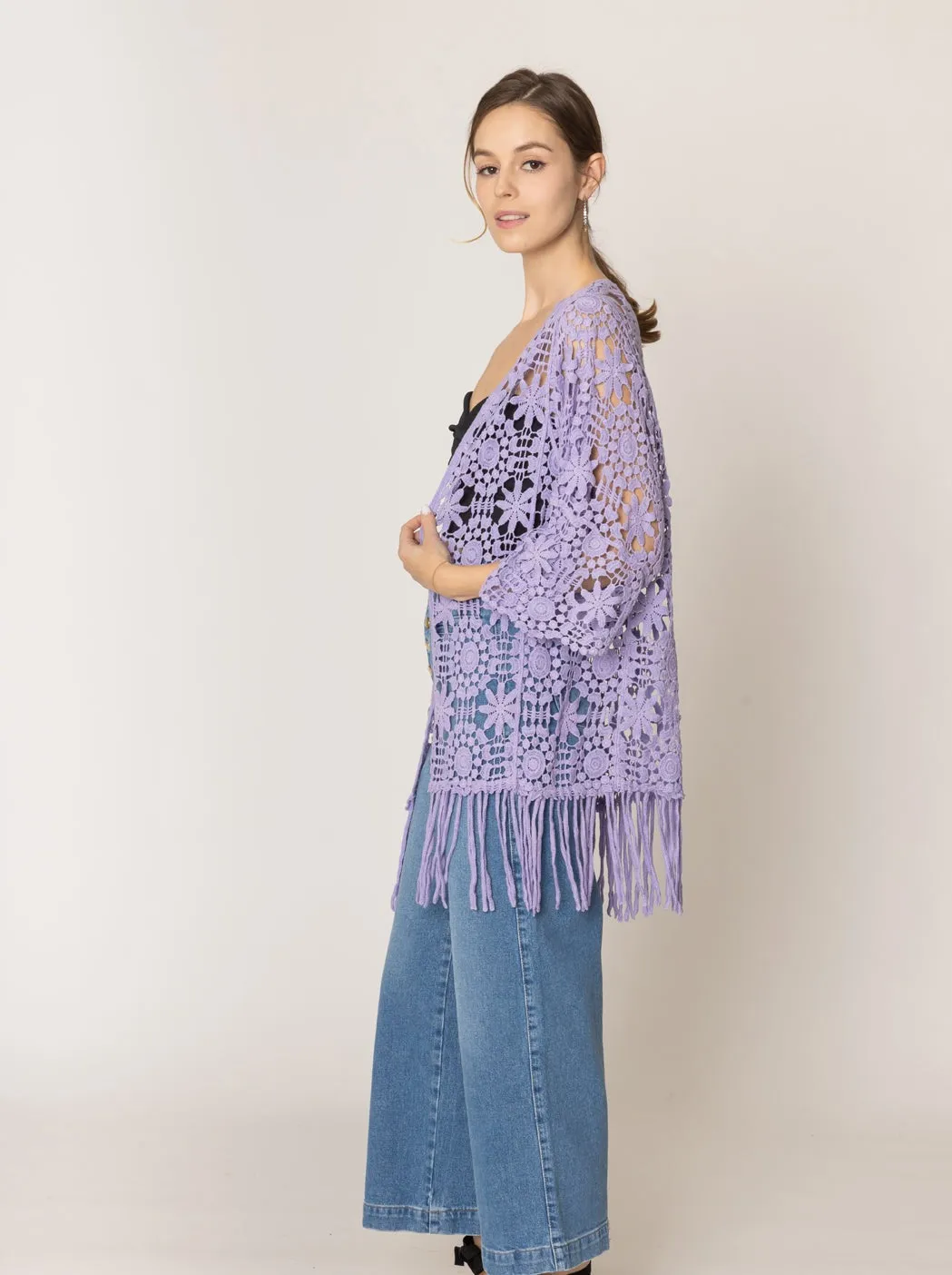 Crochet Cardigan sold by Charming Charlie product image thumbnail 2