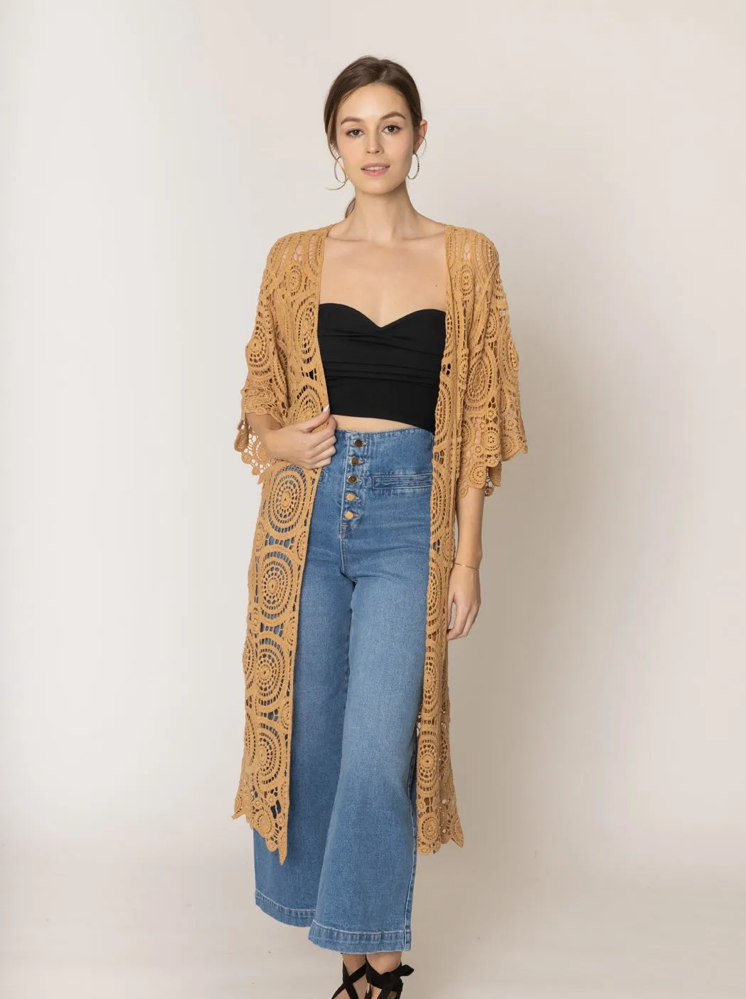 Crochet Cardigan sold by Charming Charlie product image thumbnail 2