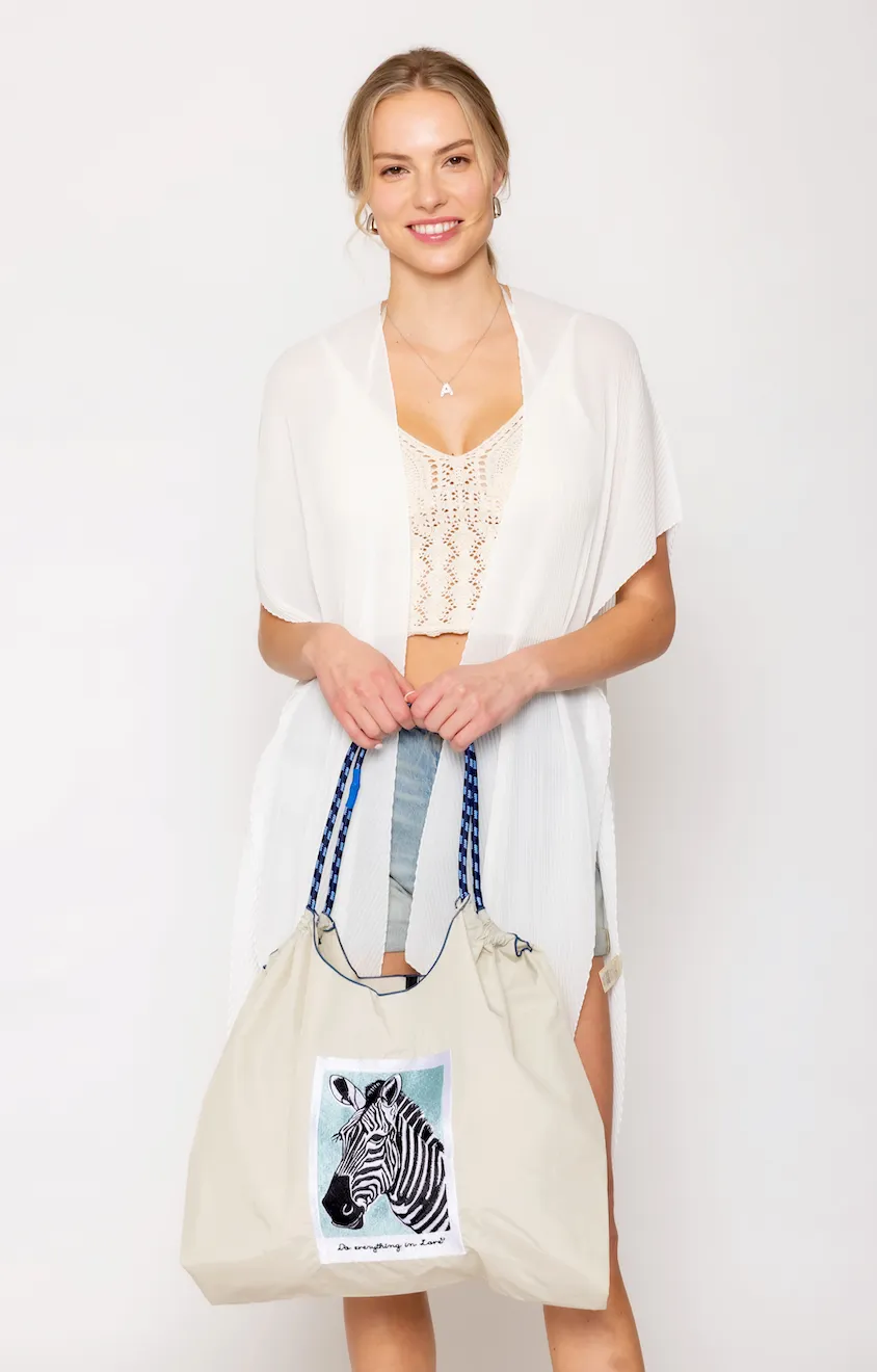 Zebra Rope Bag sold by Charming Charlie product image thumbnail 3