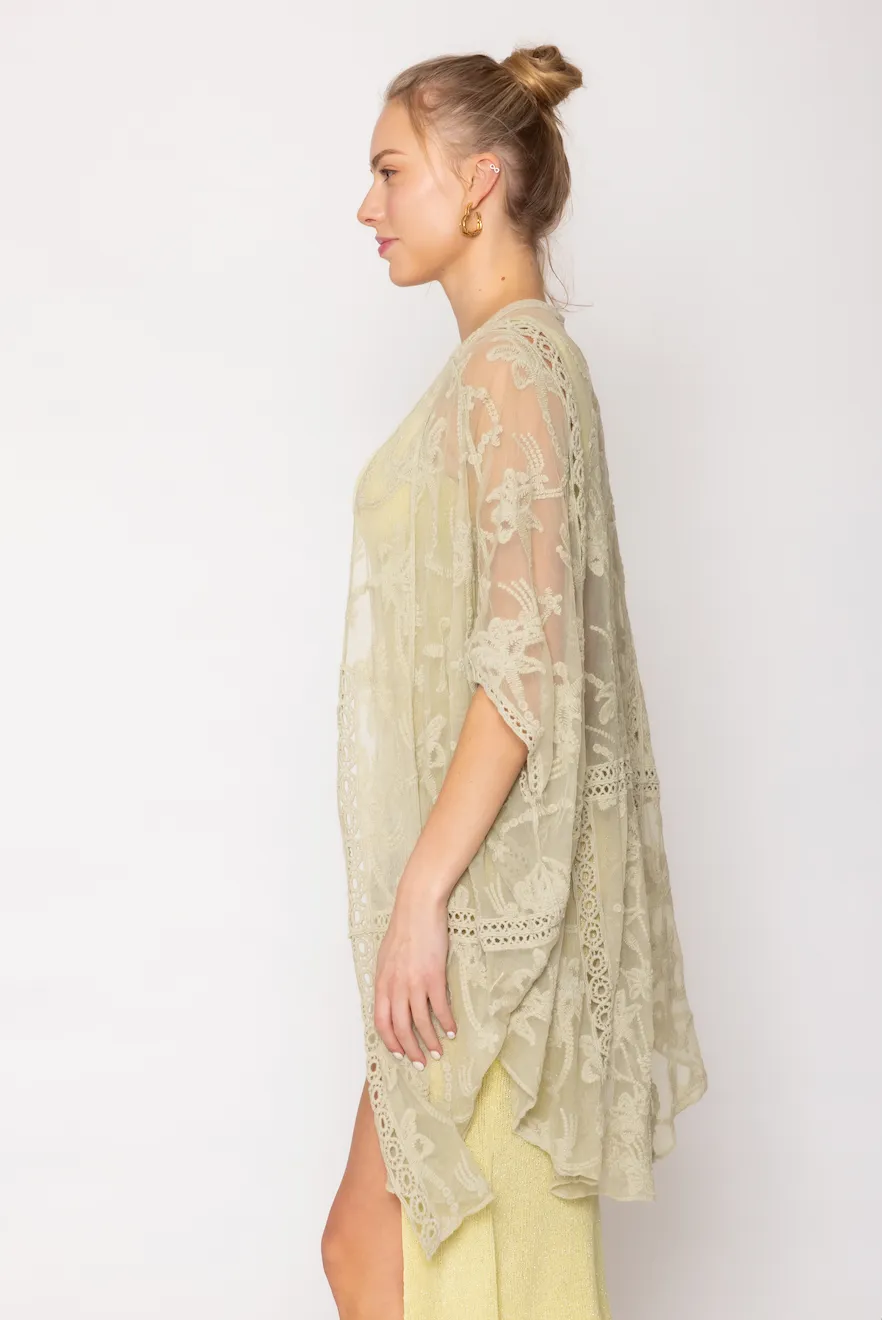 Flower Lace Cardigan sold by Charming Charlie product image thumbnail 5