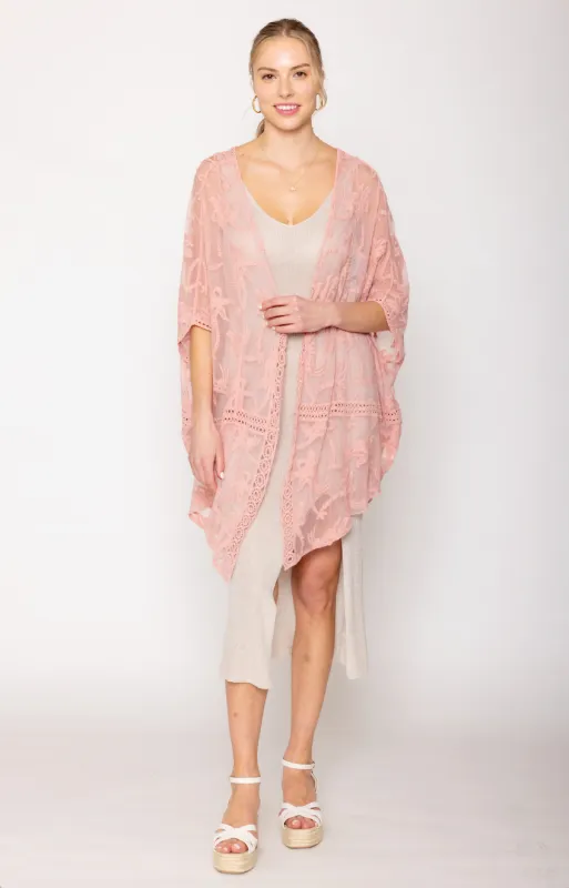 Flower Lace Cardigan sold by Charming Charlie