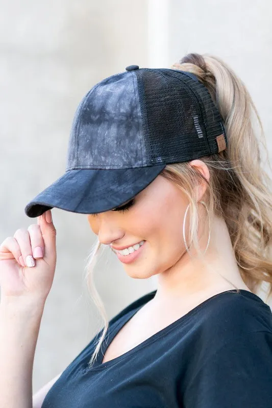 CC Ombre Ponytail Hat Cap sold by Charming Charlie