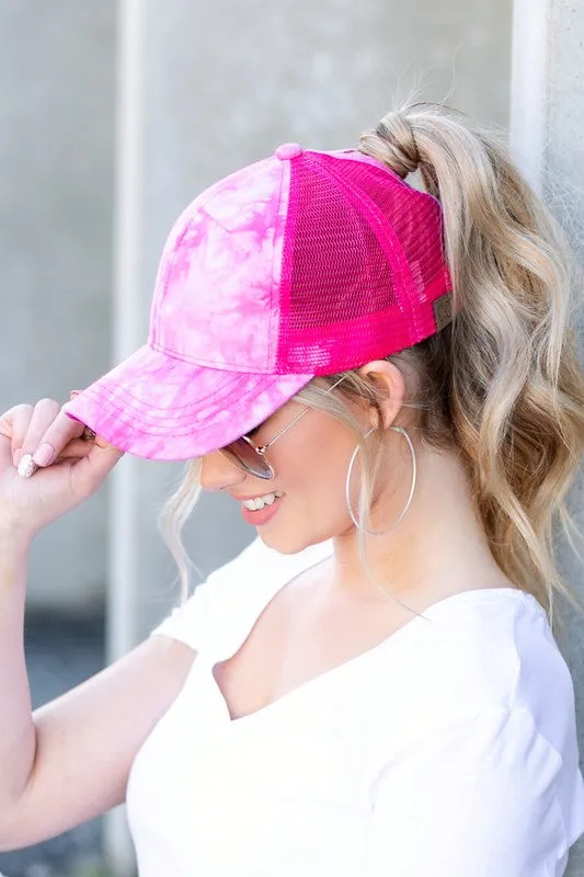 CC Ombre Ponytail Hat Cap sold by Charming Charlie product image thumbnail 3
