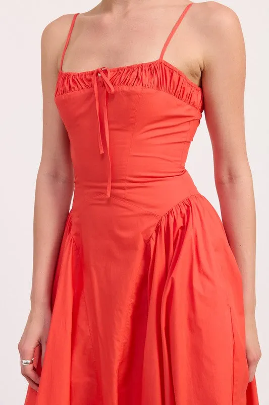 CORSET BUSTIER MIDI A LINE DRESS sold by Charming Charlie product image thumbnail 2