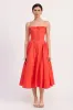 CORSET BUSTIER MIDI A LINE DRESS sold by Charming Charlie