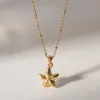 18K Gold Plated Starfish Pendant Necklace sold by Charming Charlie