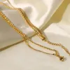 Double Layered Chain Necklace sold by Charming Charlie