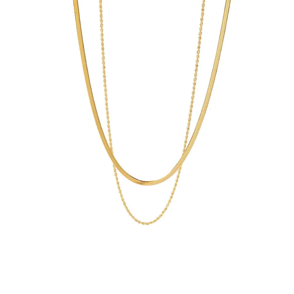 Double Layered Chain Necklace sold by Charming Charlie product image thumbnail 2