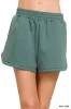 Zenana Scuba Elastic Waistband Dolphin Shorts sold by Charming Charlie