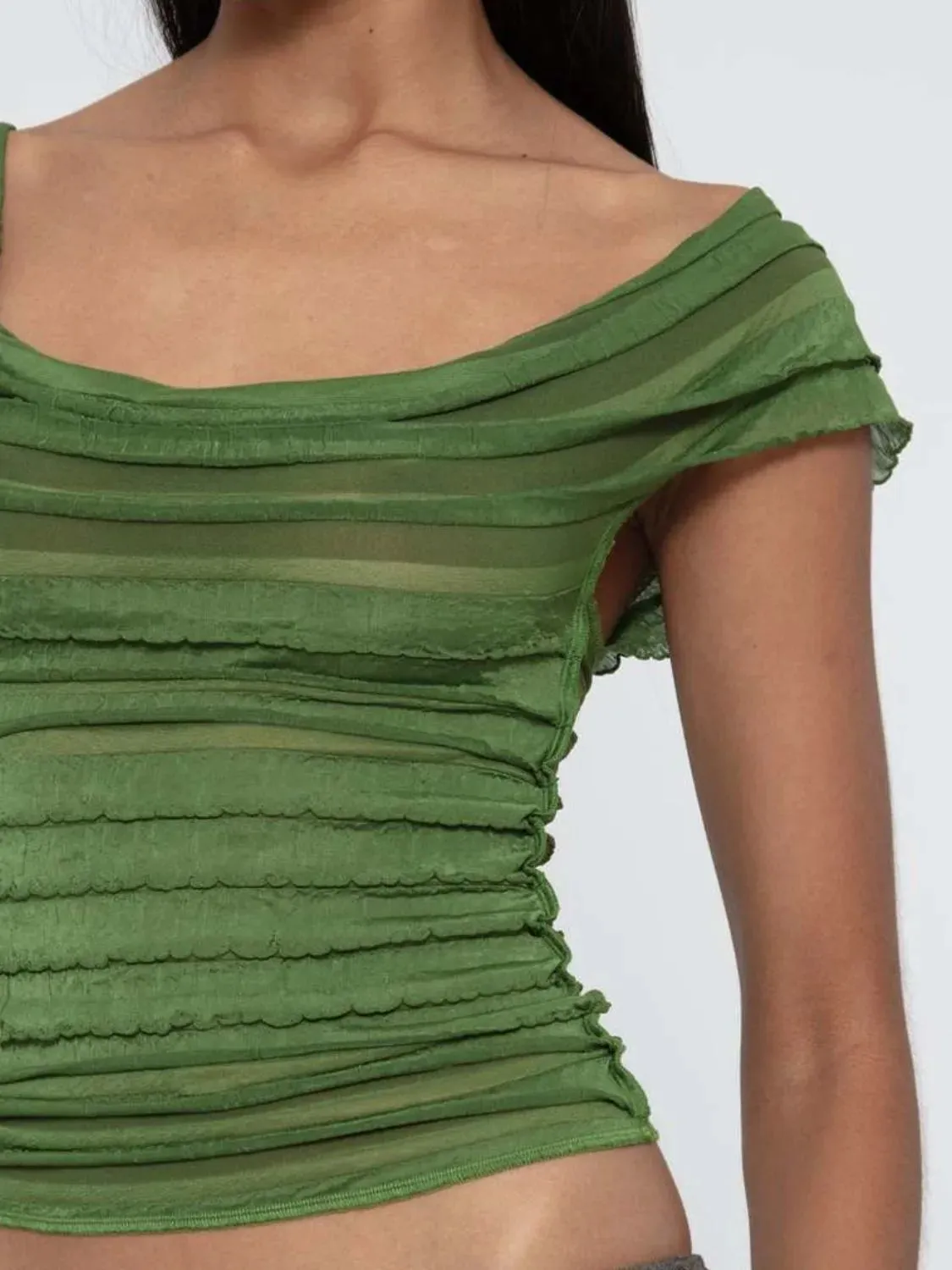 Ruched Solid Tank sold by Charming Charlie product image thumbnail 5