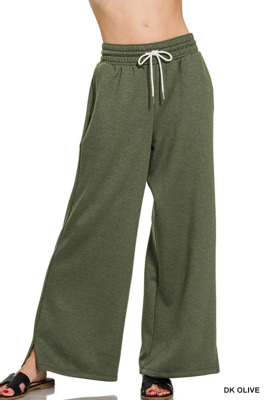Zenana Scuba Drawstring Pants sold by Charming Charlie