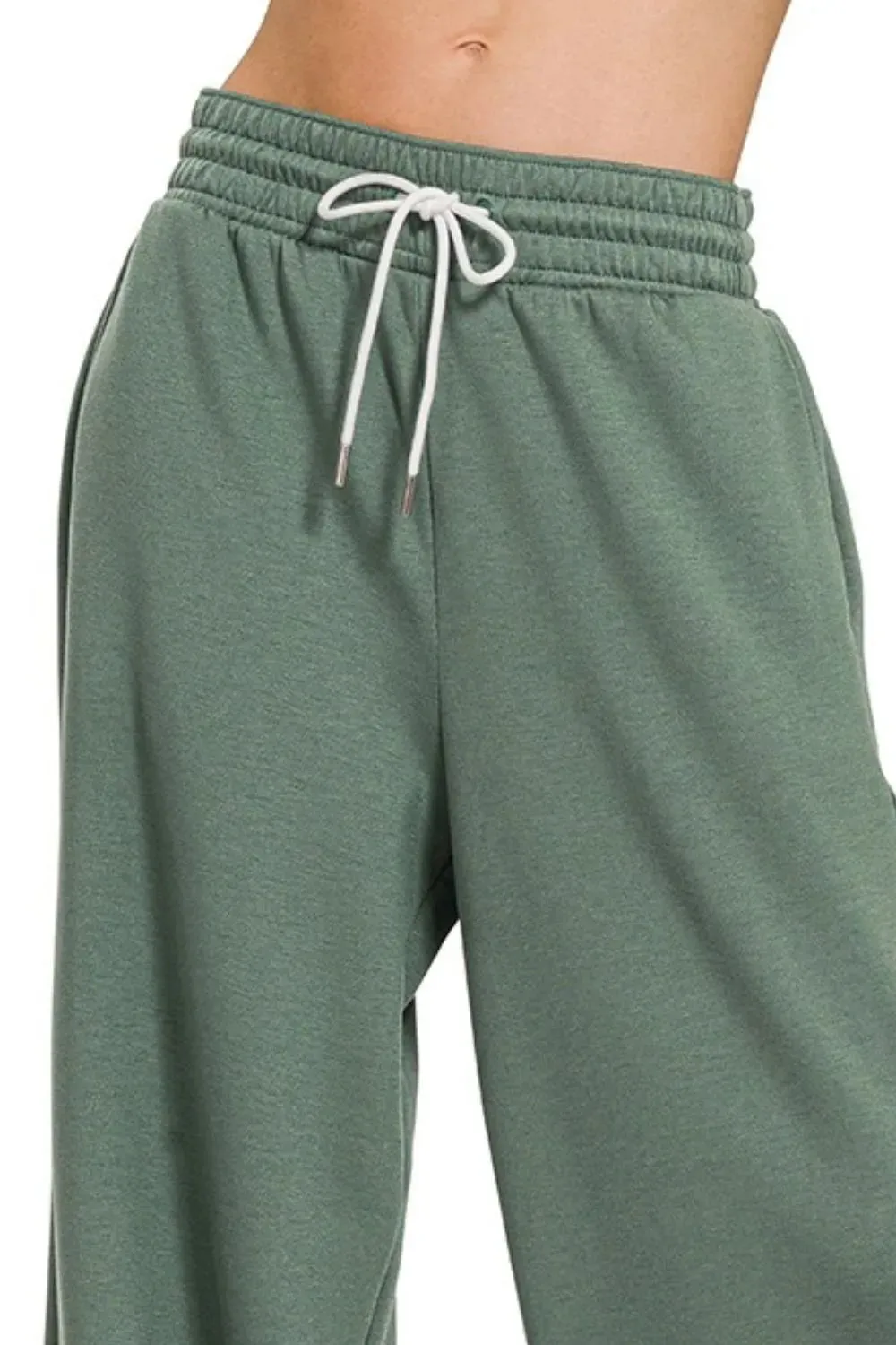 Zenana Scuba Drawstring Pants sold by Charming Charlie product image thumbnail 2