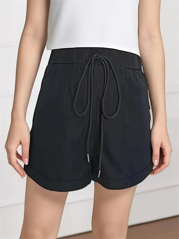 Casual Drawstring High Waist Shorts sold by Charming Charlie
