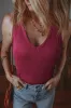 Ribbed Textured Exposed Stitching Knit Tank Top sold by Charming Charlie