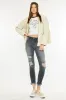Kancan High Rise Distressed Ankle Skinny Jeans sold by Charming Charlie