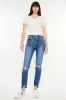 Kancan High Rise Distressed Slim Straight Jeans sold by Charming Charlie