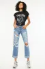 Kancan Mid Rise Distressed Boyfriend Fit Jeans sold by Charming Charlie