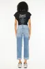 Kancan Mid Rise Distressed Boyfriend Fit Jeans sold by Charming Charlie