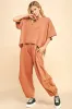 Davi & Dani Flowy Top and Elastic Waist Band Pants Set sold by Charming Charlie