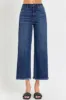 RISEN Full Size Raw Hem Cropped Wide Leg Jeans sold by Charming Charlie