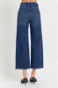 RISEN Full Size Raw Hem Cropped Wide Leg Jeans sold by Charming Charlie