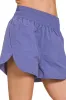 Zenana Windbreaker Smocked Waistband Running Shorts sold by Charming Charlie