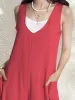V-Neck Wide Leg Jumpsuit sold by Charming Charlie