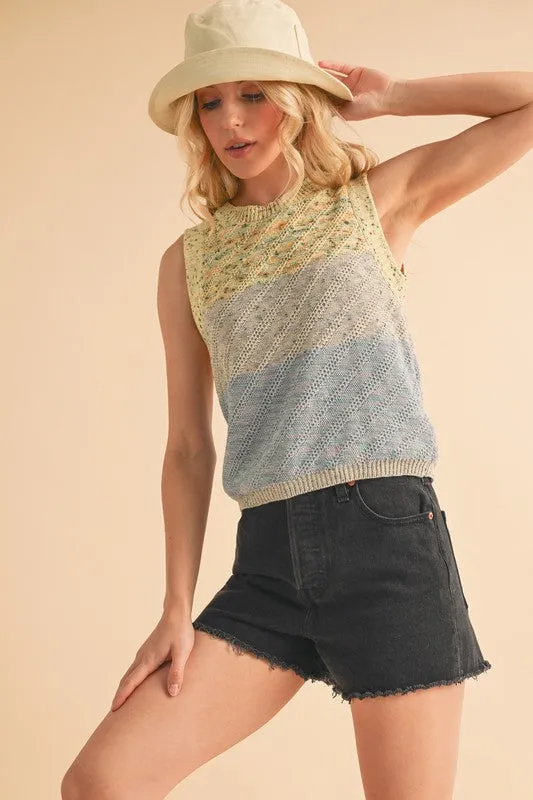 Lana Colorblock Tank sold by Charming Charlie