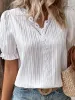 Full Size Lace Detail V-Neck Blouse Plus Size sold by Charming Charlie