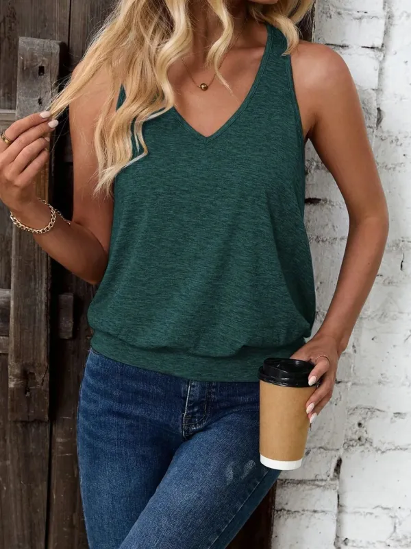 Solid V-Neck Tank sold by Charming Charlie