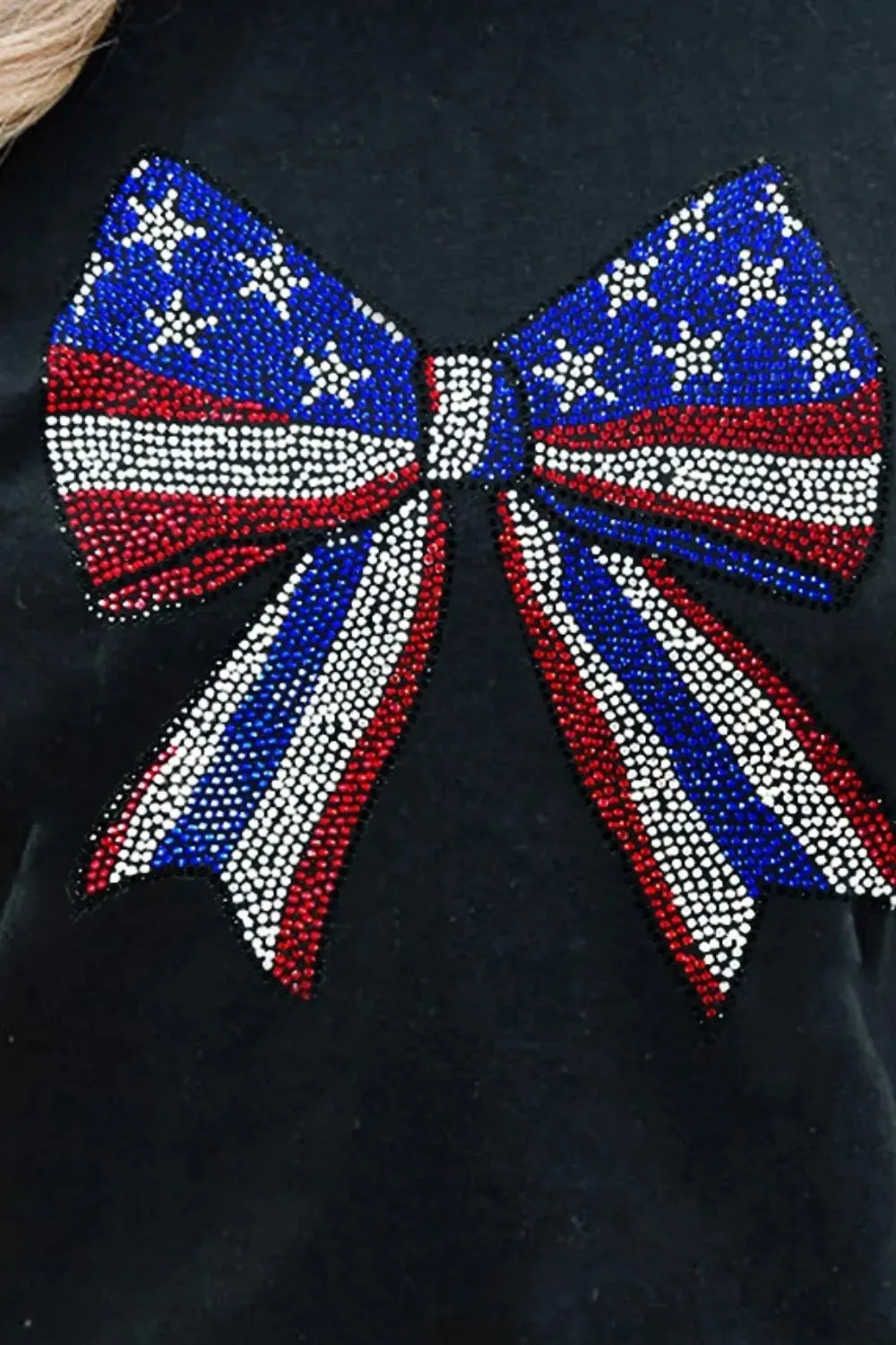 Bow Rhinestone Round Neck T-Shirt sold by Charming Charlie product image thumbnail 5