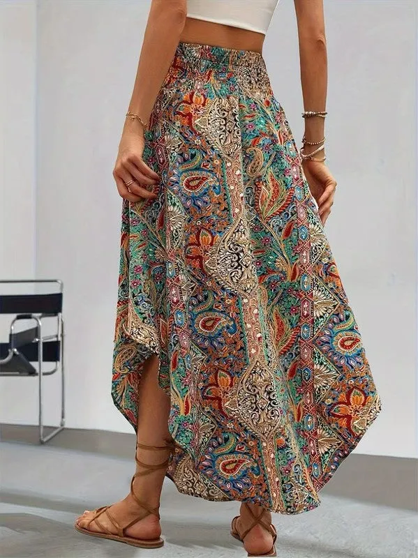 Paisley Maxi Skirt sold by Charming Charlie product image thumbnail 2
