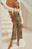 Floral Print Crossed Straps Ankle-length Jumpsuit sold by Charming Charlie