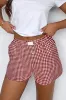 Plaid Gingham Printed High Waist Shorts sold by Charming Charlie