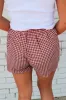 Plaid Gingham Printed High Waist Shorts sold by Charming Charlie