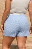 Plaid Gingham Printed High Waist Shorts sold by Charming Charlie