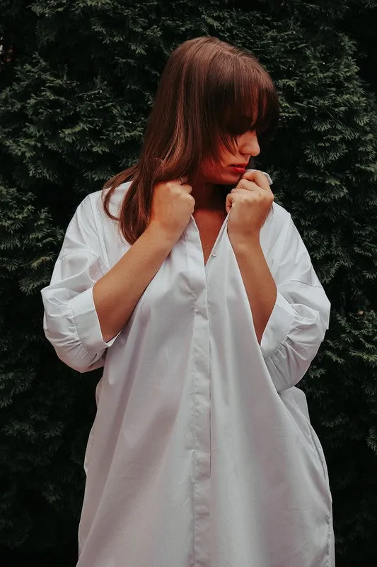 CASUAL SHIRT DRESS WITH POCKETS sold by Charming Charlie product image thumbnail 2