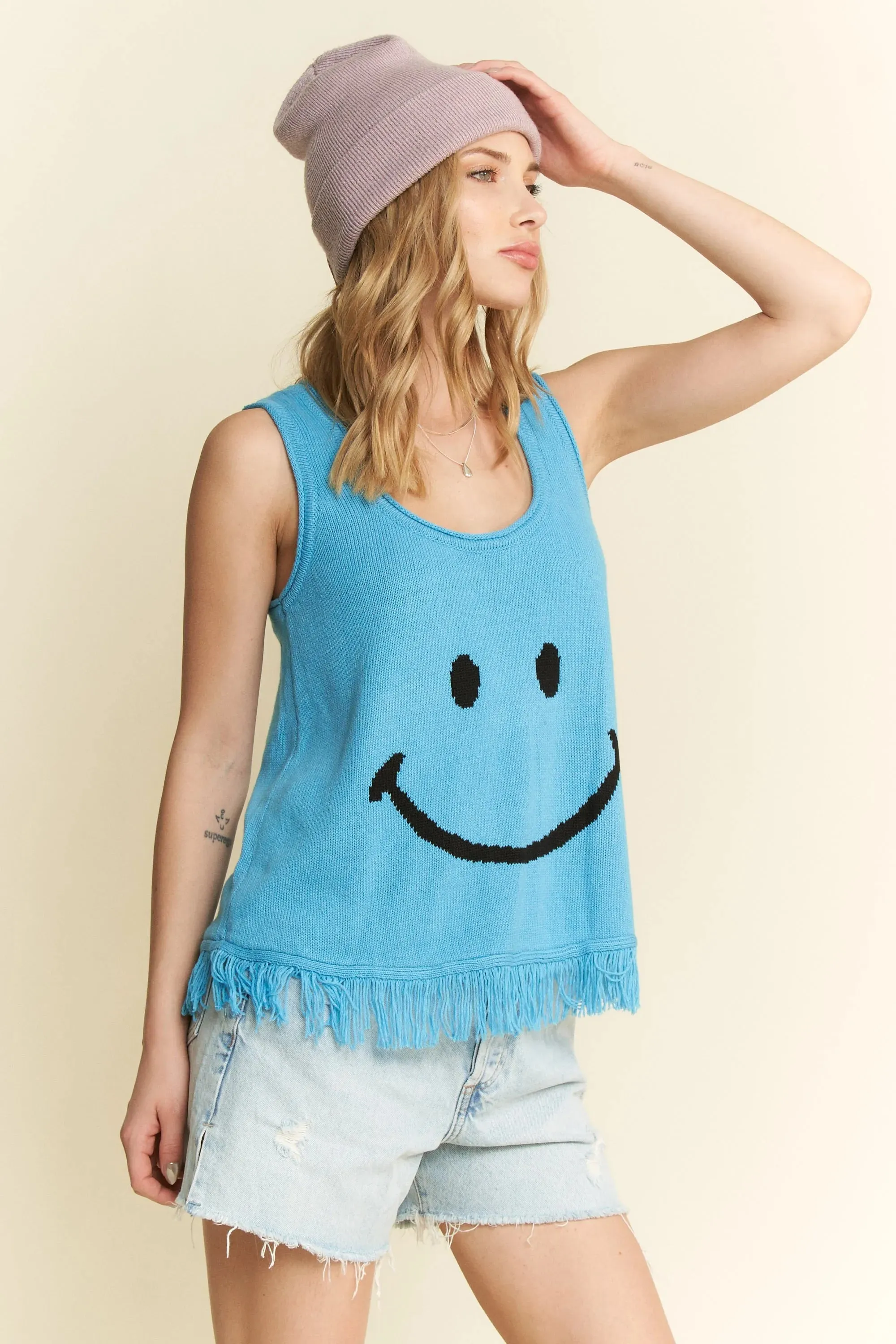 Jade By Jane Smiley Fringe Tank Top sold by Charming Charlie product image thumbnail 4